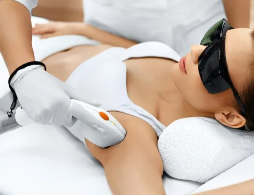Épilation efficace des aisselles au laser